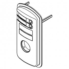 Plastic facia for dual flow boilers